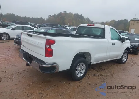 2022 Chevrolet Silverado 1500 2Wd Long Bed Wt из США, поврежденный, VIN 3GCNAAED0NG685317